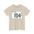 Oklahoma State Highway 104 (Oklahoma) (Road Sign) T-Shirt