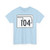 Oklahoma State Highway 104 (Oklahoma) (Road Sign) T-Shirt