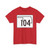 Oklahoma State Highway 104 (Oklahoma) (Road Sign) T-Shirt
