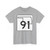 Oklahoma State Highway 91 (Oklahoma) (Road Sign) T-Shirt