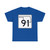 Oklahoma State Highway 91 (Oklahoma) (Road Sign) T-Shirt