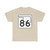 Oklahoma State Highway 86 (Oklahoma) (Road Sign) T-Shirt