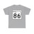 Oklahoma State Highway 86 (Oklahoma) (Road Sign) T-Shirt