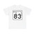 Oklahoma State Highway 83 (Oklahoma) (Road Sign) T-Shirt