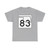Oklahoma State Highway 83 (Oklahoma) (Road Sign) T-Shirt