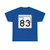 Oklahoma State Highway 83 (Oklahoma) (Road Sign) T-Shirt