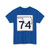 Oklahoma State Highway 74 (Oklahoma) (Road Sign) T-Shirt