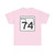 Oklahoma State Highway 74 (Oklahoma) (Road Sign) T-Shirt