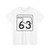 Oklahoma State Highway 63 (Oklahoma) (Road Sign) T-Shirt