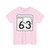 Oklahoma State Highway 63 (Oklahoma) (Road Sign) T-Shirt