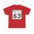 Oklahoma State Highway 63 (Oklahoma) (Road Sign) T-Shirt