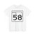 Oklahoma State Highway 58 (Oklahoma) (Road Sign) T-Shirt