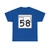 Oklahoma State Highway 58 (Oklahoma) (Road Sign) T-Shirt