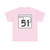 Oklahoma State Highway 51 (Oklahoma) (Road Sign) T-Shirt