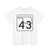 Oklahoma State Highway 43 (Oklahoma) (Road Sign) T-Shirt