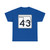 Oklahoma State Highway 43 (Oklahoma) (Road Sign) T-Shirt