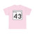 Oklahoma State Highway 43 (Oklahoma) (Road Sign) T-Shirt