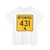 WY-431 (Wyoming) (Road Sign) T-Shirt