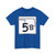 Oklahoma State Highway 5B (Oklahoma) (Road Sign) T-Shirt