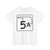 Oklahoma State Highway 5A (Oklahoma) (Road Sign) T-Shirt