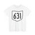 OH-631 1960 (Ohio) (Road Sign) T-Shirt