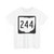 OH-244 1967 (Ohio) (Road Sign) T-Shirt