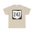 OH-242 1967 (Ohio) (Road Sign) T-Shirt