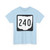OH-240 1967 (Ohio) (Road Sign) T-Shirt