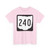 OH-240 1967 (Ohio) (Road Sign) T-Shirt