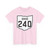 OH-240 1927 (Ohio) (Road Sign) T-Shirt