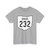 OH-232 1927 (Ohio) (Road Sign) T-Shirt
