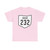 OH-232 1927 (Ohio) (Road Sign) T-Shirt
