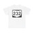 OH-232 (Ohio) (Road Sign) T-Shirt
