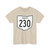 OH-230 1948 (Ohio) (Road Sign) T-Shirt