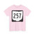 OH-257 1967 (Ohio) (Road Sign) T-Shirt
