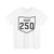 OH-250 1927 (Ohio) (Road Sign) T-Shirt