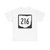OH-216 1967 (Ohio) (Road Sign) T-Shirt