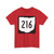 OH-216 1967 (Ohio) (Road Sign) T-Shirt
