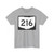 OH-216 (Ohio) (Road Sign) T-Shirt