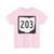 OH-203 1967 (Ohio) (Road Sign) T-Shirt