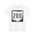 OH-200 1967 (Ohio) (Road Sign) T-Shirt