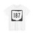 OH-187 1967 (Ohio) (Road Sign) T-Shirt