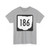 OH-186 1967 (Ohio) (Road Sign) T-Shirt