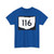 OH-116 (Ohio) (Road Sign) T-Shirt