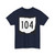OH-104 1967 (Ohio) (Road Sign) T-Shirt