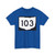 OH-103 (Ohio) (Road Sign) T-Shirt