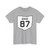OH-87 1927 (Ohio) (Road Sign) T-Shirt