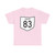OH-83 1948 (Ohio) (Road Sign) T-Shirt