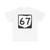 OH-67 (Ohio) (Road Sign) T-Shirt