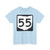 OH-55 (Ohio) (Road Sign) T-Shirt